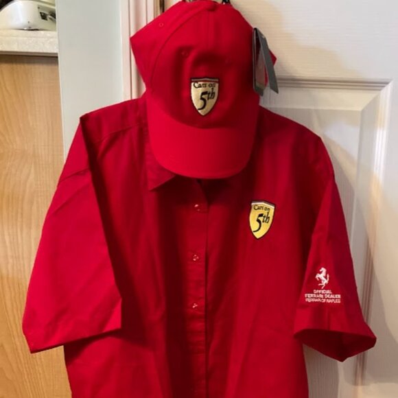 Cars on 5th Naples Show 2024 Ferrari Womens XL Shirt Baseball Cap Hat Bag FL Ne - Picture 1 of 15